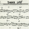 Sheet music for the jazz tune Donna Lee.